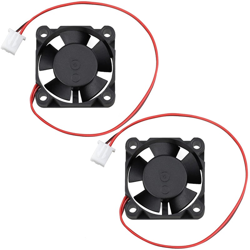 GDSTIME 30mm x 30mm x 10mm 1 inch Small 12V DC Brushless Cooling Fan 2-Pack - Image 1
